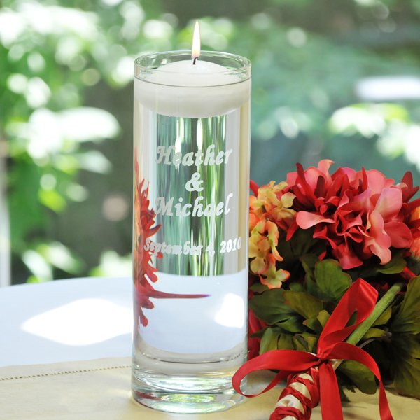 Personalized Floating Unity Candles