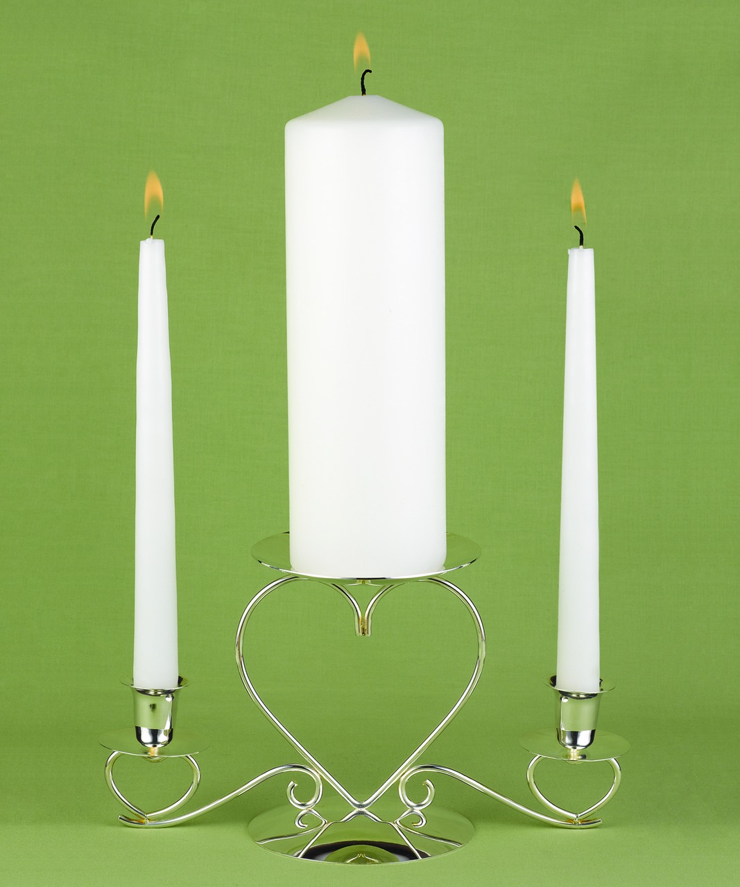 Basic White Unity Candle