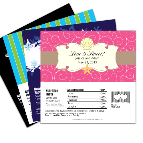 Personalized Hershey�s Chocolate Bar Wrappers