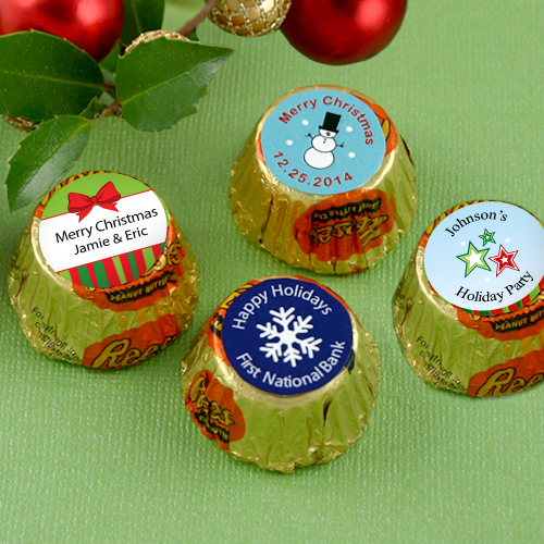 Personalized Holiday Hershey�s Chocolate  Reese's