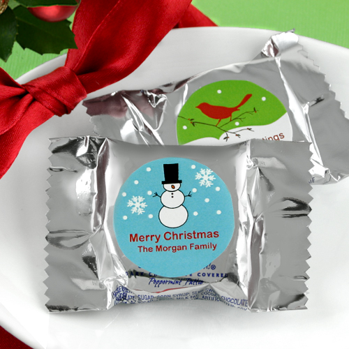 Personalized Holiday Chocolate YORK Peppermint Patties