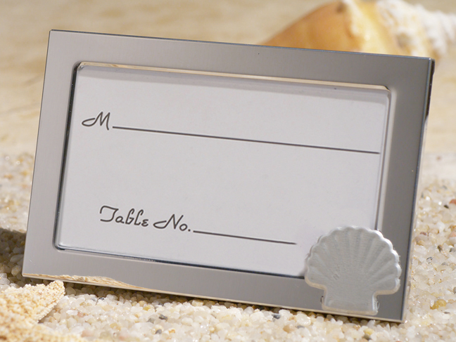 Seashell Design Place Card Frame.
