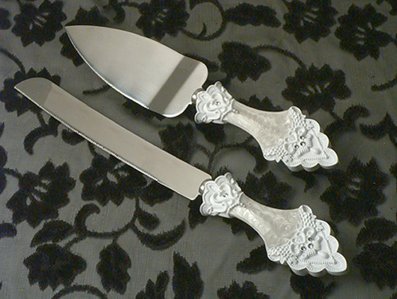 Eleganza Collection Cake And Knife Server