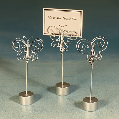 Butterfly Design Place Card Holder Favors