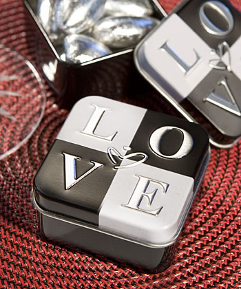 LOVE design mint tins