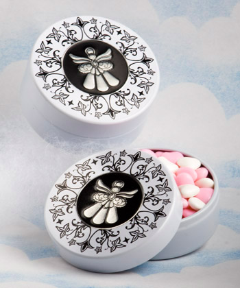 Angel design mint tins