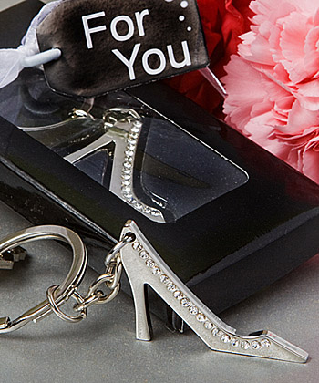 High Fashion shoe design metal key chain