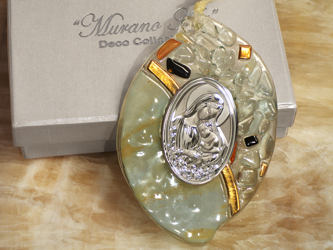 Murano Art Deco Collection Hanging Glass Icon