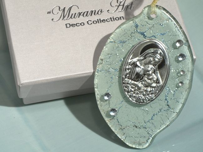 Murano Art Deco Collection Hanging Glass Icon