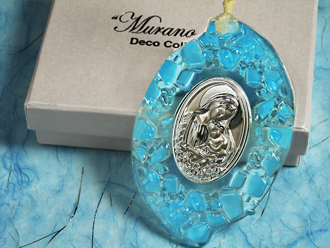 Murano Art Deco Collection Hanging Glass Icon
