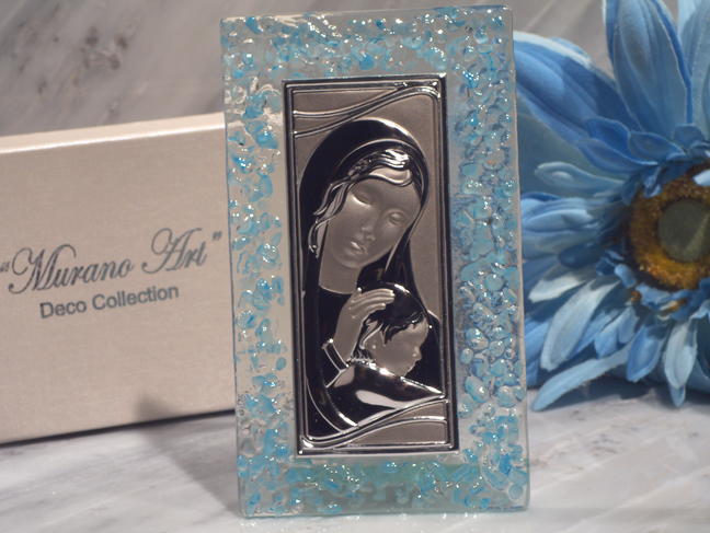 Murano Art Deco Collection Rectangular Glass Icon