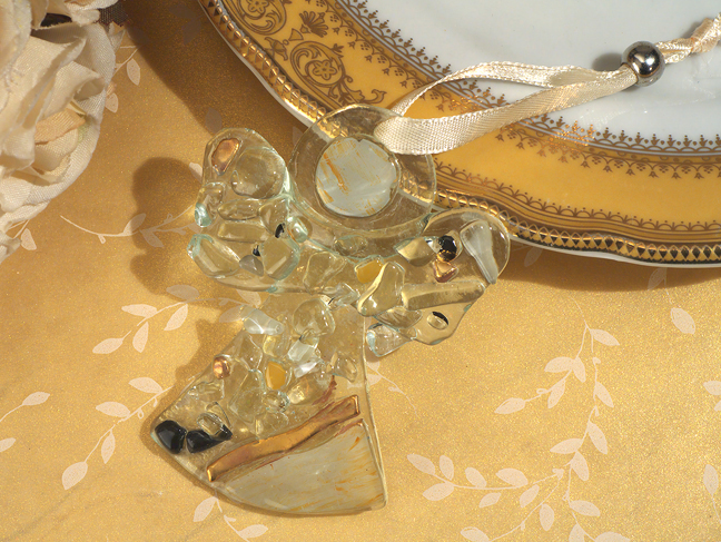 Murano art deco collection angel ornament