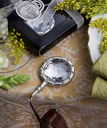 Pretty-as-can-be purse  hook favor