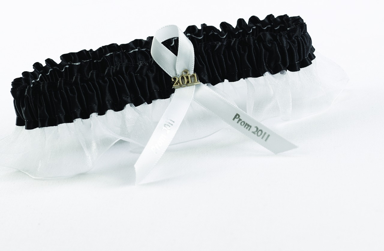 2012 Black Prom Garter