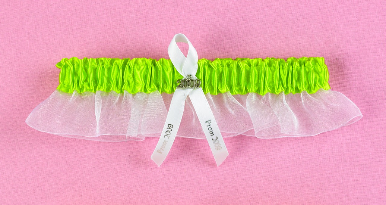 2012 Lime Prom Garter