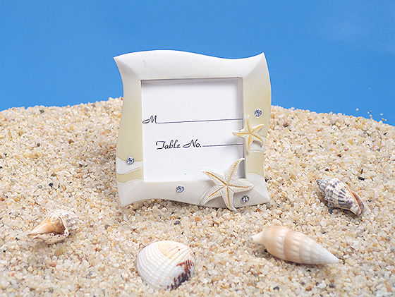2X3 Place Card Frame Beach Theme In Sand Colors