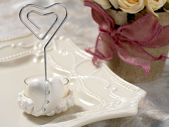 Place Card Holder / Candle Holder W/ T-Light Heart