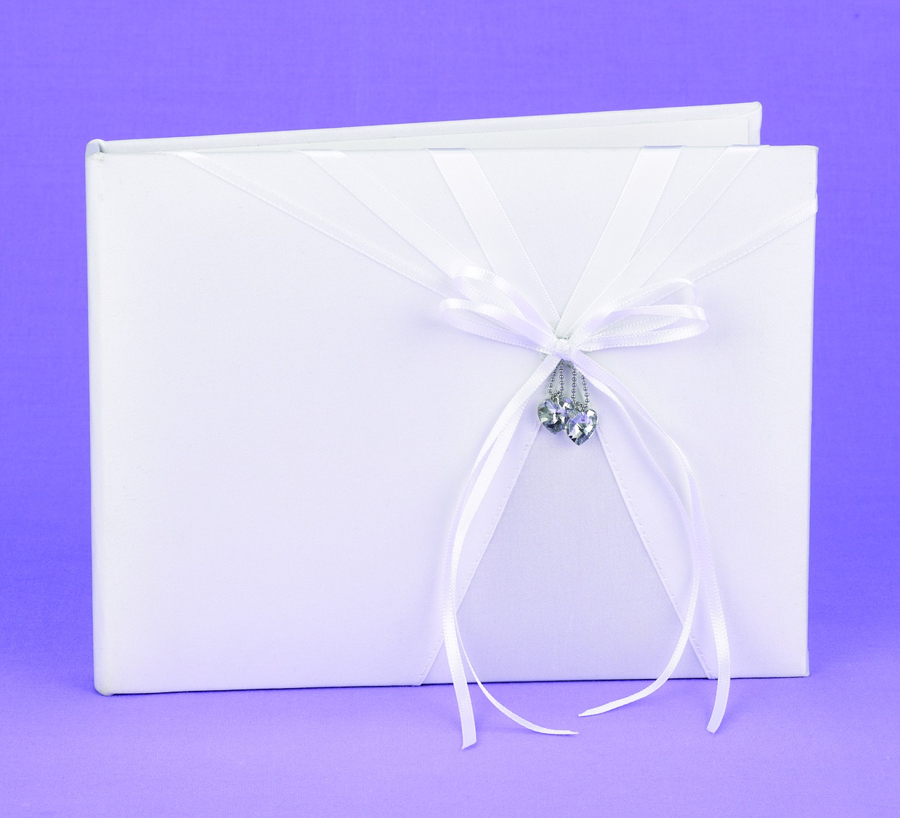 Hearts Desire White Guest Book