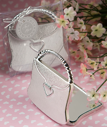 <em>Elegant  Reflections Collection</em> purse design mirror compacts
