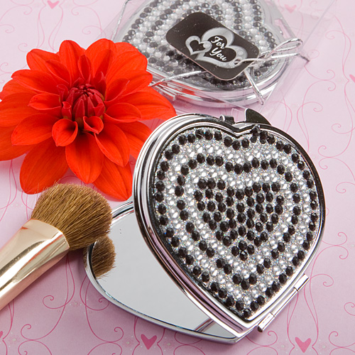 Heart Design Classy Compact Mirrors