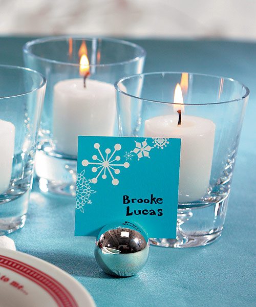 Classic Round Place Card Holders
