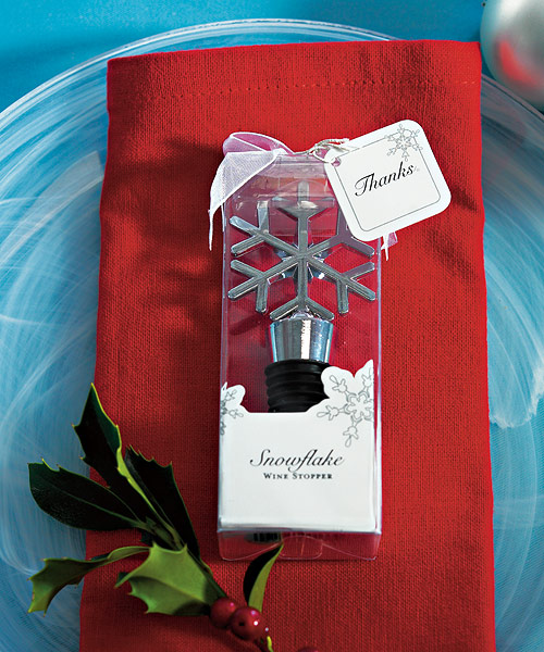 Snowflake Shaped Wine Stopper