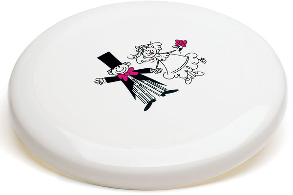 Bride & Groom Frisbee