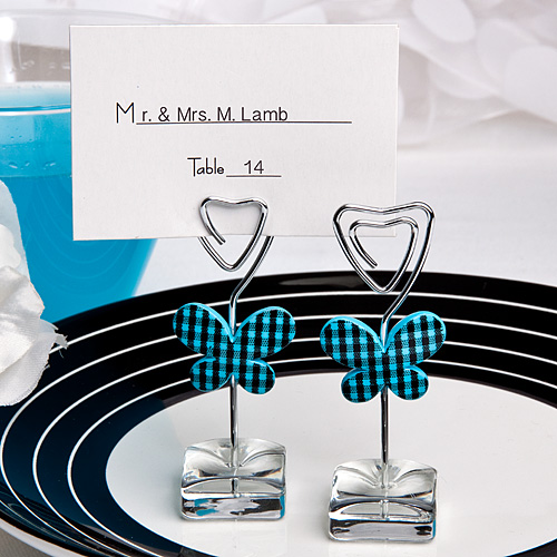 Butterfly Design Place Card/Photo Holders