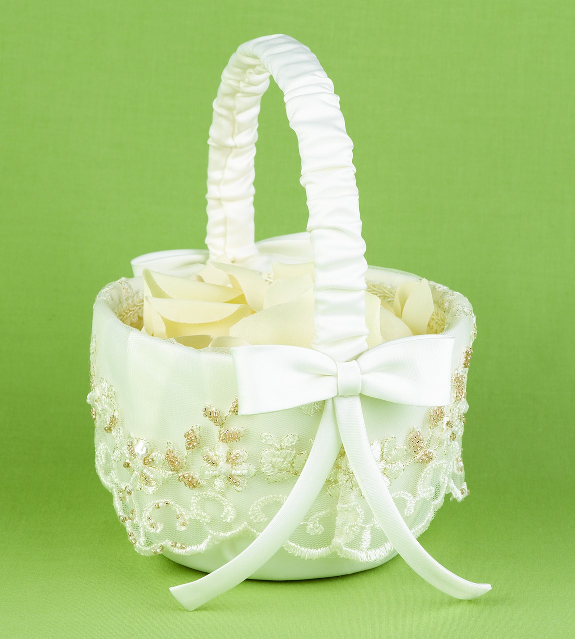 Vintage Charm Flower Basket