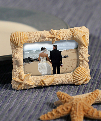 beach-themed photo frames