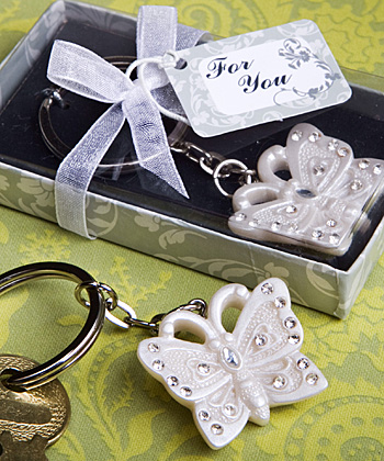 Delicate Butterfly Keyrings