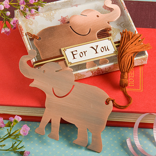 Alluring elephant bookmark  favor