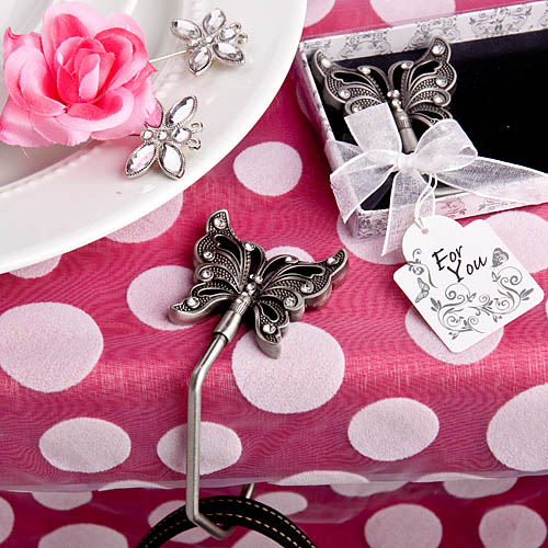 Handy butterfly design handbag caddy  favor