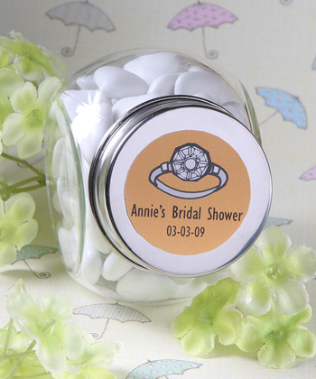Personalized Glass Jar - Bridal Shower
