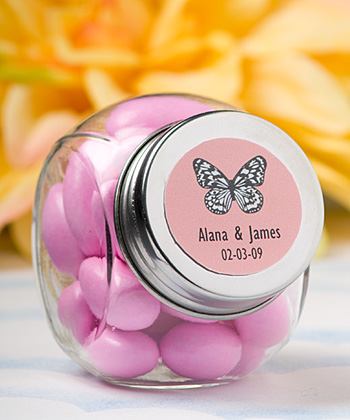 Personalized Glass Jar - Butterfly
