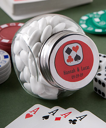 Personalized Glass Jar - Vegas Themed