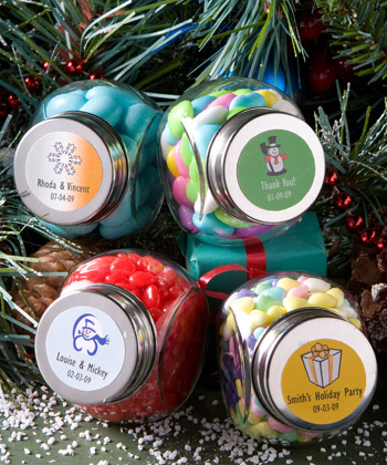 Personalized Glass Jar - Winter