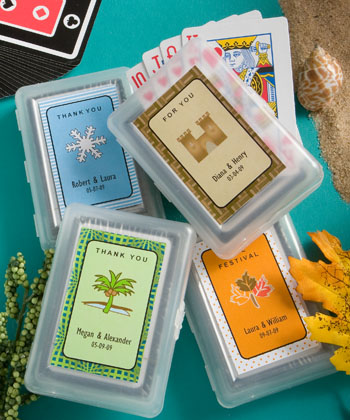 <em>Personalized Expressions</em> playing card favors