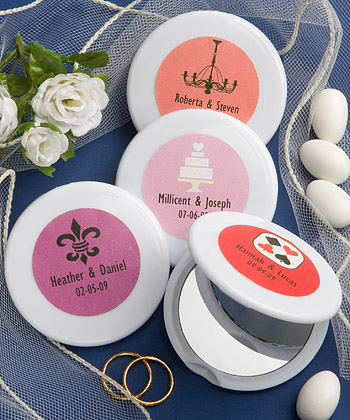 Personalized Expressions Collection Mirror Compact Favors