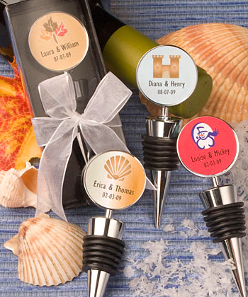 Personalized Expressions Collection wine  bottle stopper favors