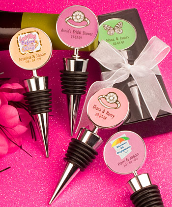 Personalized Expressions Collection wine  bottle stopper favors