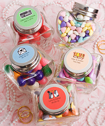 <em>Personalized Expressions    Collection</em> heart shaped glass jars