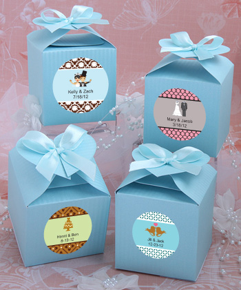 <em> Design Your  Own  Collection</em> decorative boxes - Blue