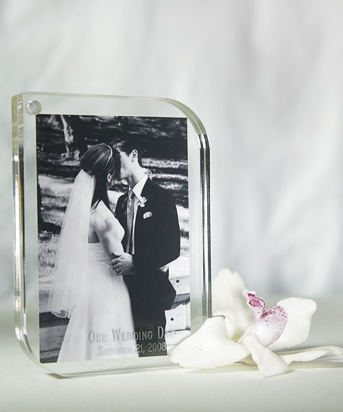 Personalized Contemporary Acrylic Photo Frame