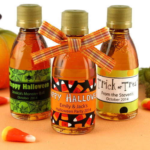 Personalized Halloween Maple Syrup
