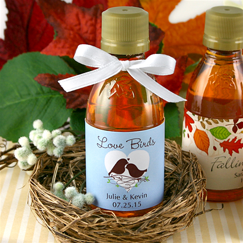 Personalized Maple Syrup Favors