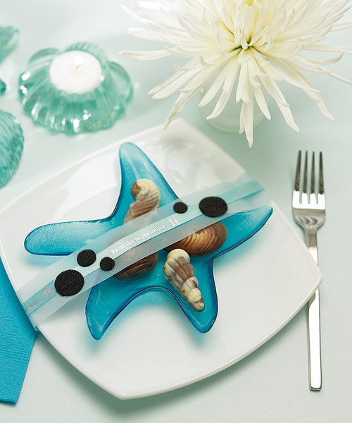 Starfish Glass Candle Holders / Dishes - Large