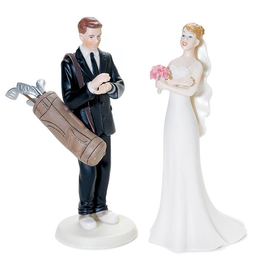 Golf Fanatic Caucasian Groom