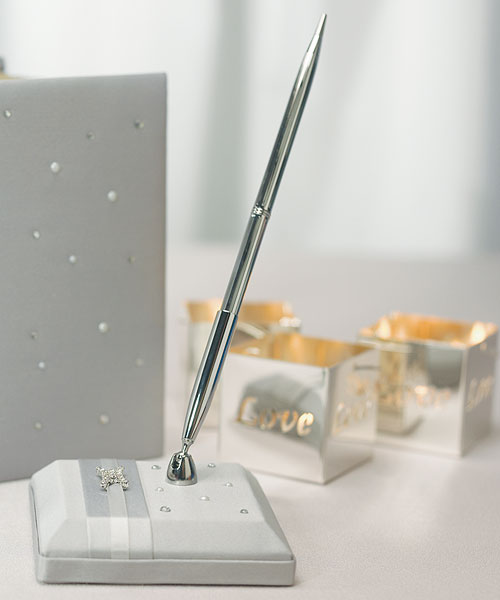 Platinum By Design Satin Wrapped Pen Set