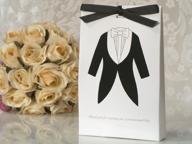 Scentsational favors collection Groom sachet